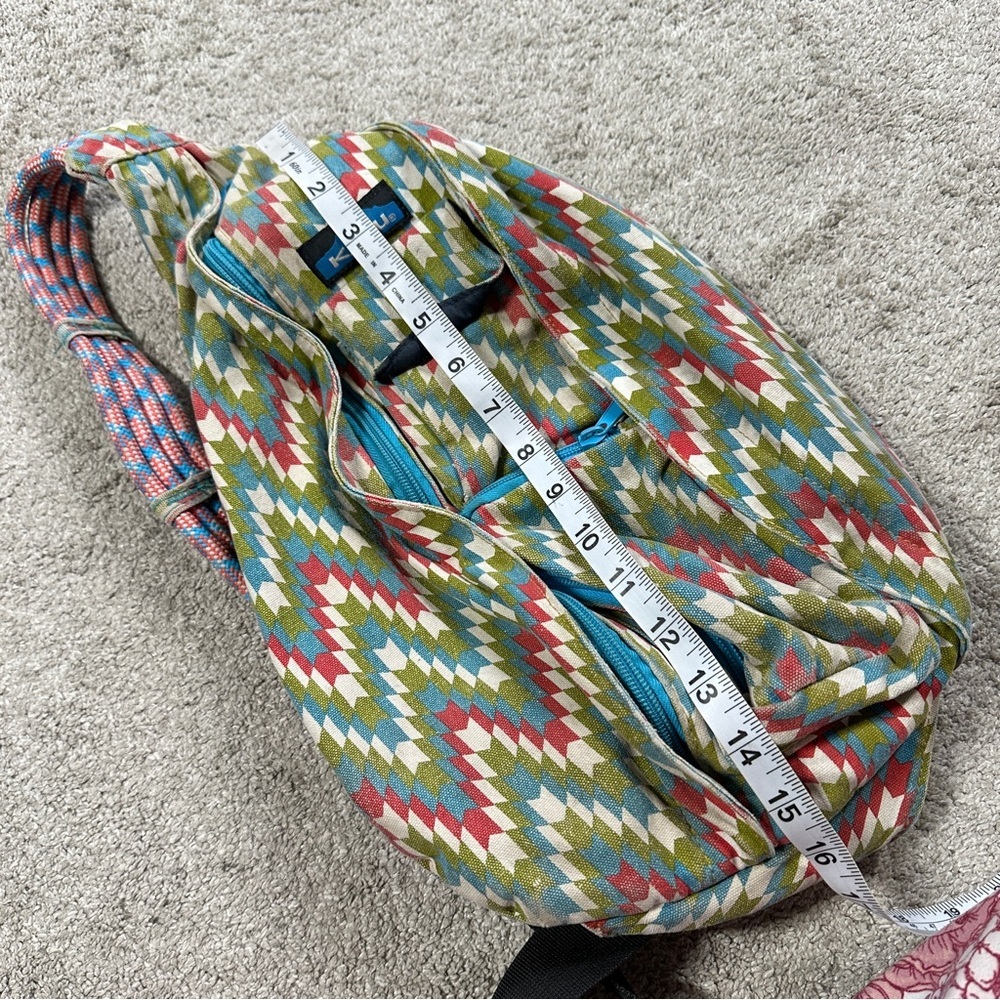 Kavu Women’s Rope Sling Bag Crossbody Travel in Garden Tile Southwest - Picture 11 of 11